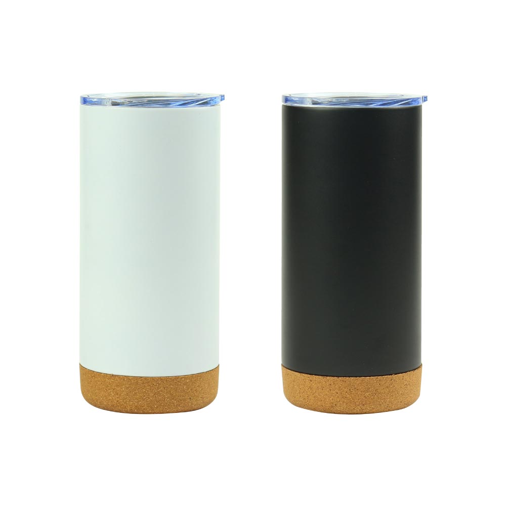 Travel Tumbler with Cork Base 450ml Stainless Steel thumbnail